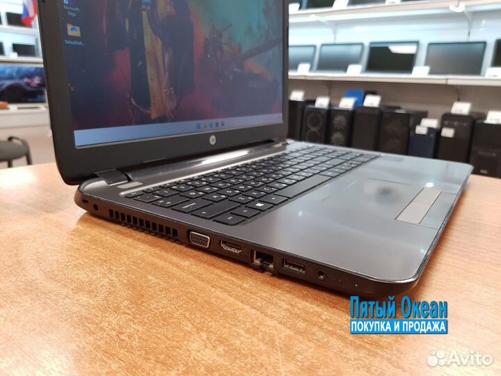 Ноутбук HP 15, Core i3 4005U, RAM 8Gb, SSD, Гарант