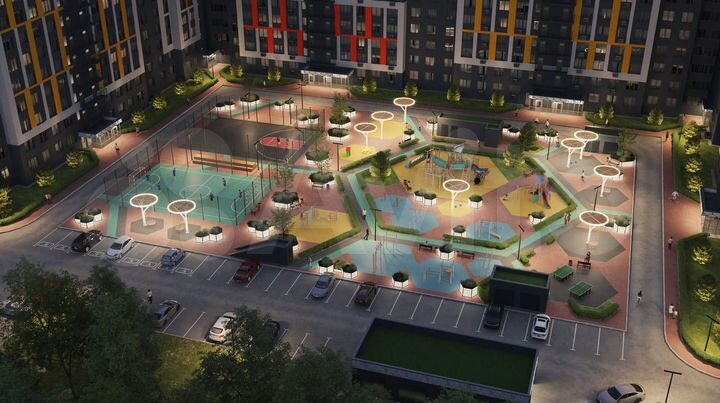 2-к. квартира, 57,9 м², 2/16 эт.