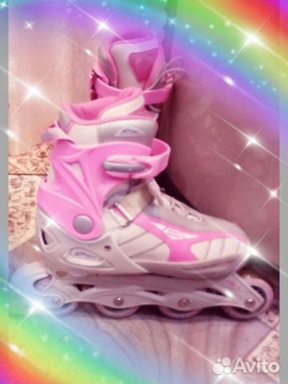 Коньки роликовые раздвижные