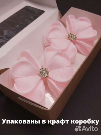 Банты для волос ручной работы, бантики для волос