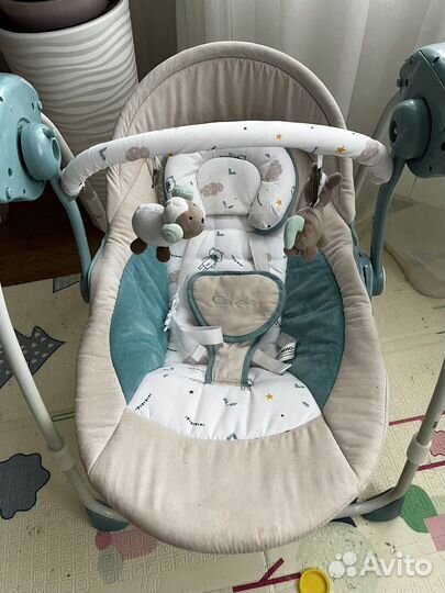Детские электронные качели для новорожденных