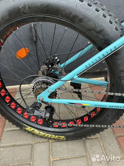 Фетбайк cruzer взрослый двухподвес,24 скорости