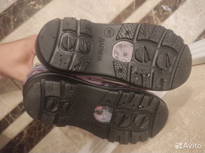 Резиновые сапоги для девочки 32