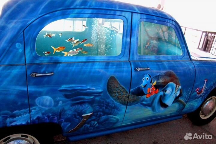 Аэрография на авто, роспись стен, реставрация