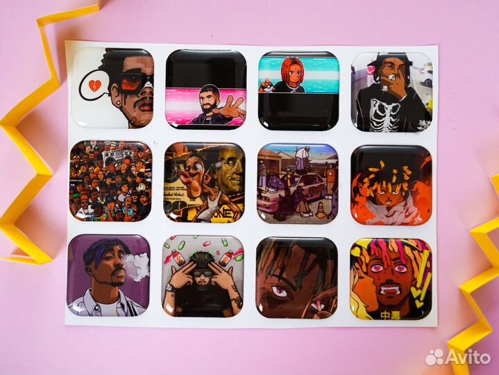 3D Наклейки от производителя