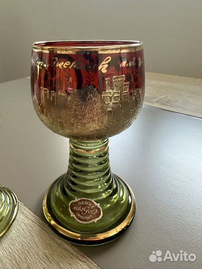 Бокалы для вина винтаж Германия