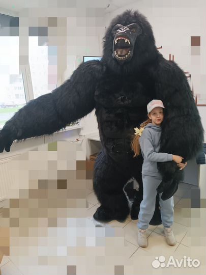 Ростовые куклы Горилла,белый Мишка, гусь-обнимусь