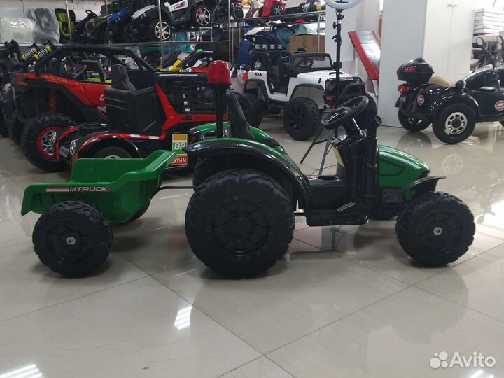 Детский электромобиль трактор