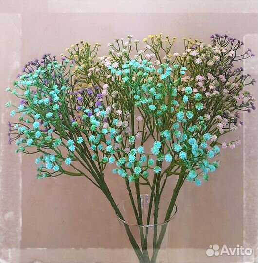 Искусственная зелень Гипсофила радужная