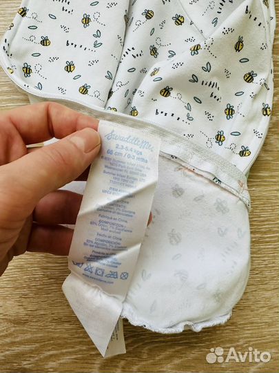 Пеленка кокон для новорожденных Swaddleme 0-3