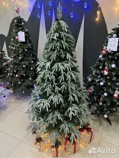 Ель искусственная литая+пвх Норвежская