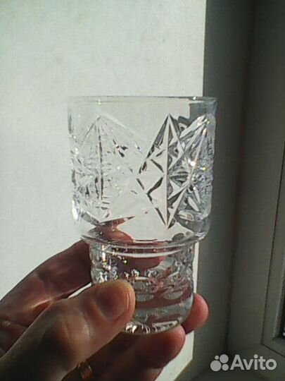 Хрустальные стопки. Штоф