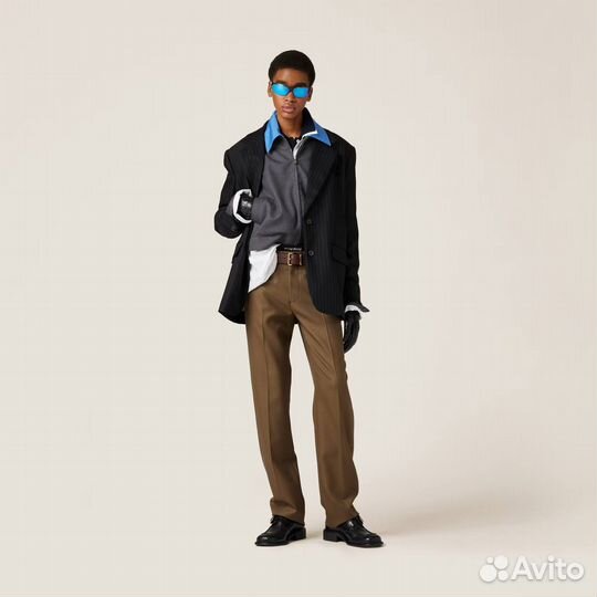 Жакет с принтом Miu Miu