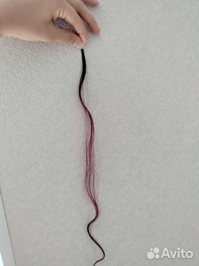 Волосы биопротеин бордовые