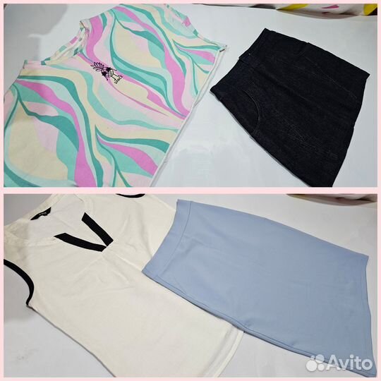 Огромный пакет (мешок) вещей на девочку от 152 р