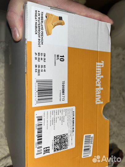 Ботинки timberland 6inch premium wp оригинальные