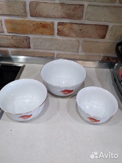 Салатницы набор из 3 штук