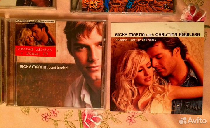 Cd диски фирменные пр-во Европа Ricky Martin,Jeff