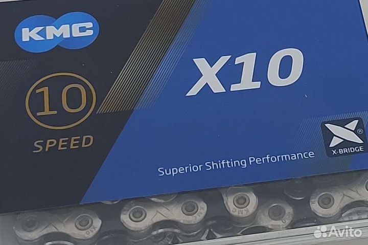 Вело-цепь KMC 10 скоростей
