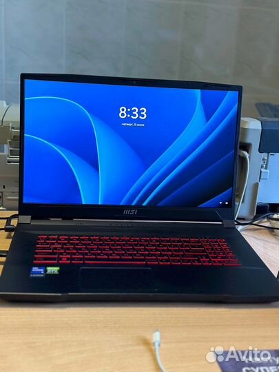 Игровой ноутбук MSI GF76 katana