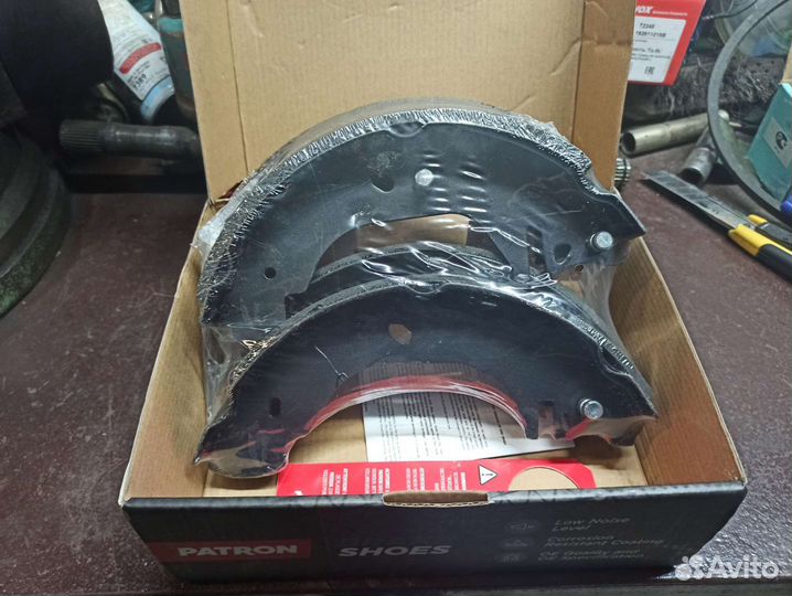 Колодки тормозные барабанные ford: transit c борто