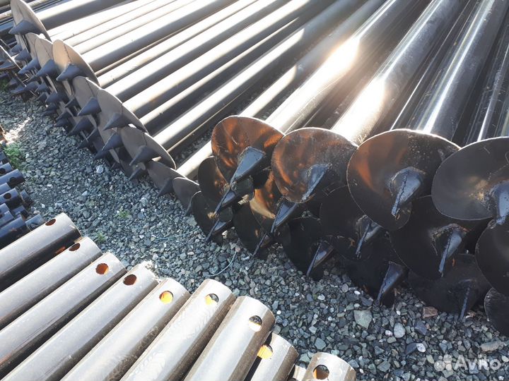 Монтаж винтовых свай