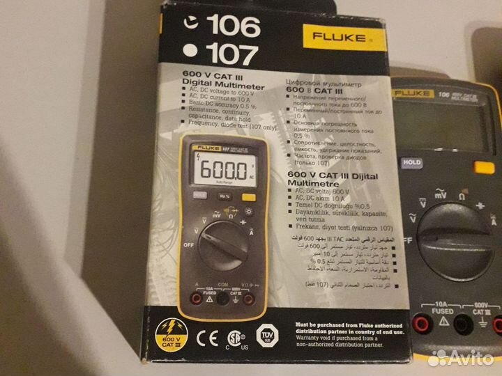 Мультиметры Fluke 106 и Mastech MY68