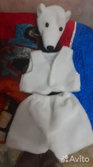 Костюм белого медведя 6 лет мальчик