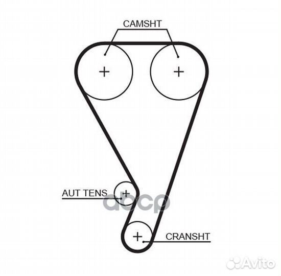 Ремень грм Toyota Mark II/Crown 2.5 1JZ-GE 90-02