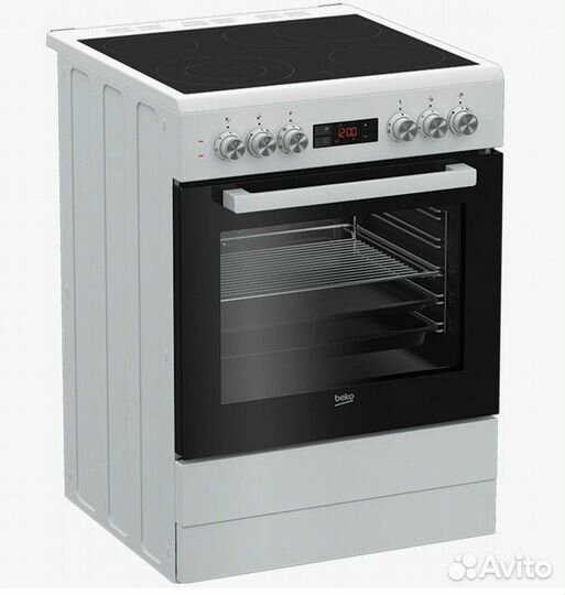 Электрическая плита Beko FSM67320GWS, стеклокерами