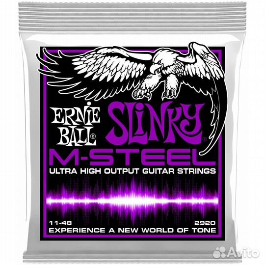 Ernie ball 2920 M-Steel Slinky Power 11-48