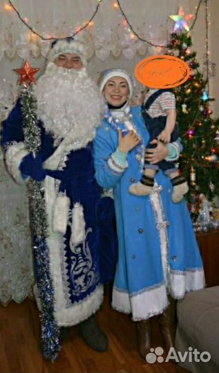 Костюм деда мороза и снегурочки аренда