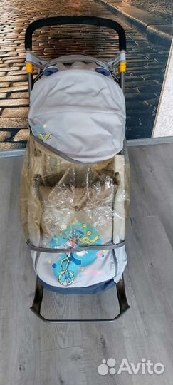 Детские санки коляска ника