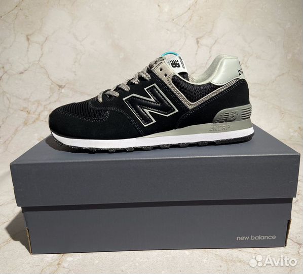 New Balance 574 Black Оригинал