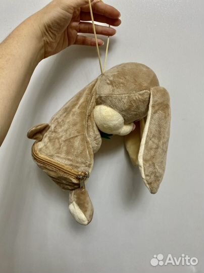 Заяц сумочка детская с карманом