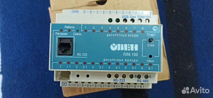 Логический контроллер плк100-220. Р-М