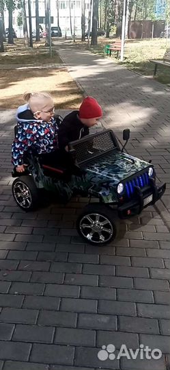 Электромобиль детский 4 привода Jeep T008TT 4*4
