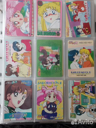 Карточки sailor moon оригинал