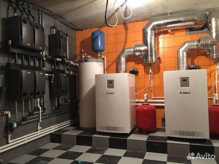 Монтаж отопление водоснабжение. Сантехник