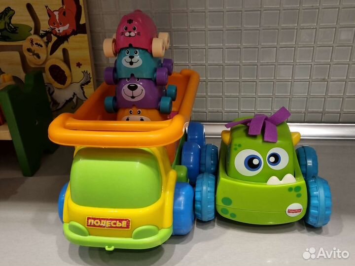 Игрушки пакетом IKEA, fisher price, elc на 1-3 год