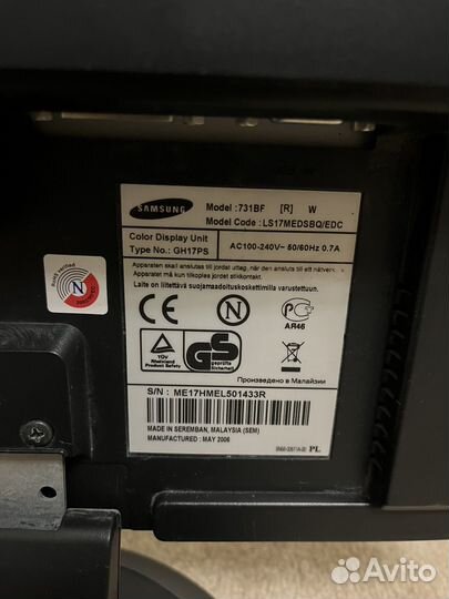 Монитор Samsung 731 BF