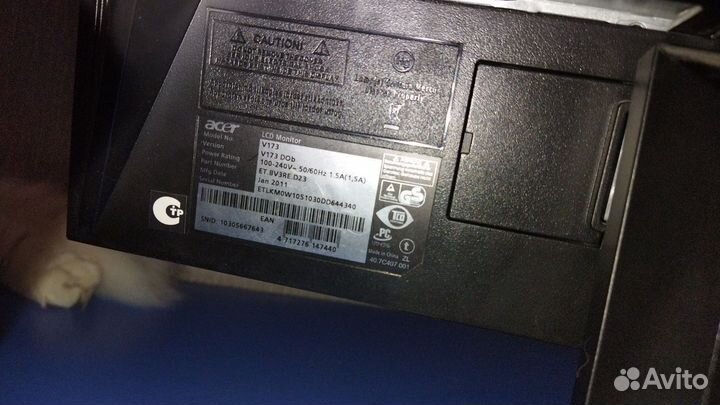 Монитор Acer 17 дюймов