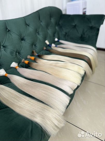 Волосы для наращивания блонд