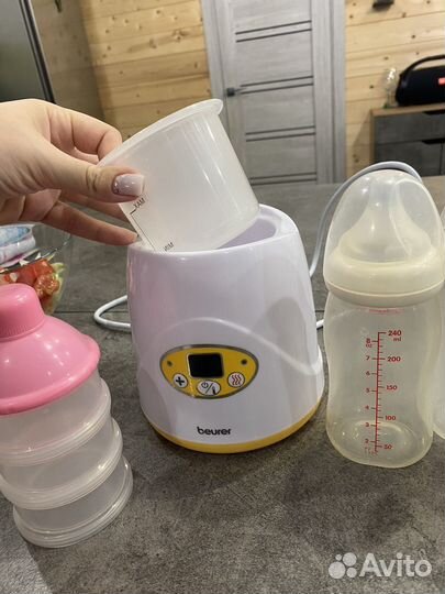 Подогреватель + Бутылочки + контейнер для смеси
