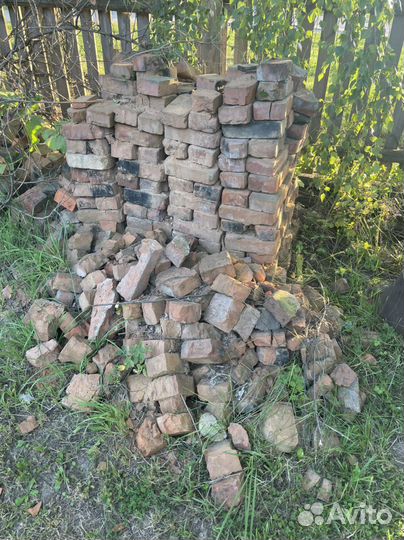 Кирпич красный бу