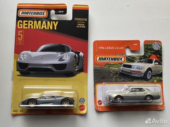 Matchbox машинки 1/64