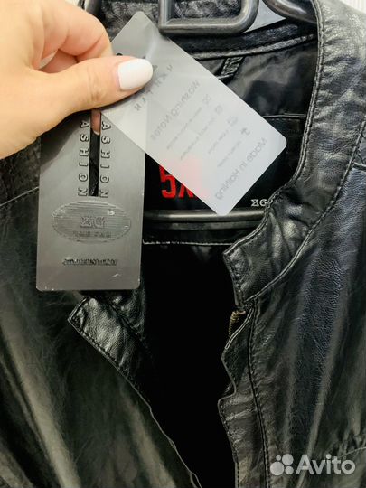Куртка мужская кожаная новая
