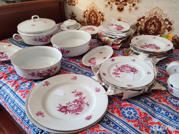 Столовый сервиз гдр ильменау