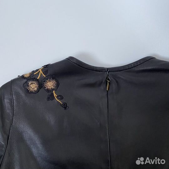 Кожаный топ Massimo Dutti, XS