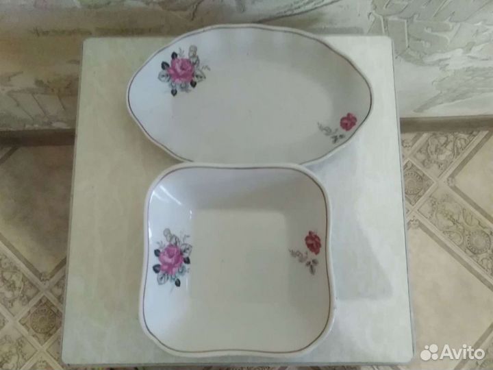 Тарелки глубокие и плоские